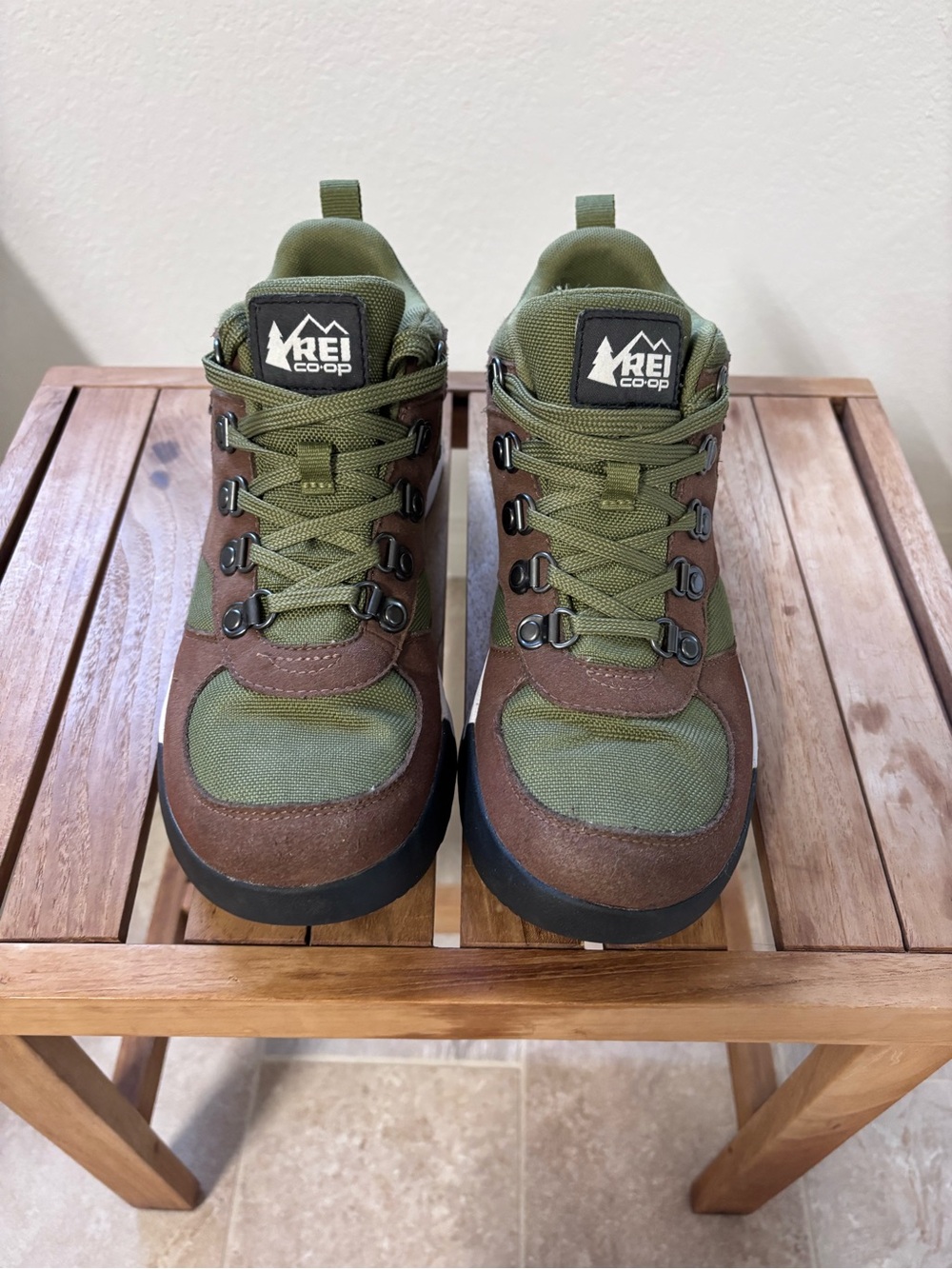 REI Co-op Trailmade Waterproof Hiking Boots - Women's / Olive and Brown